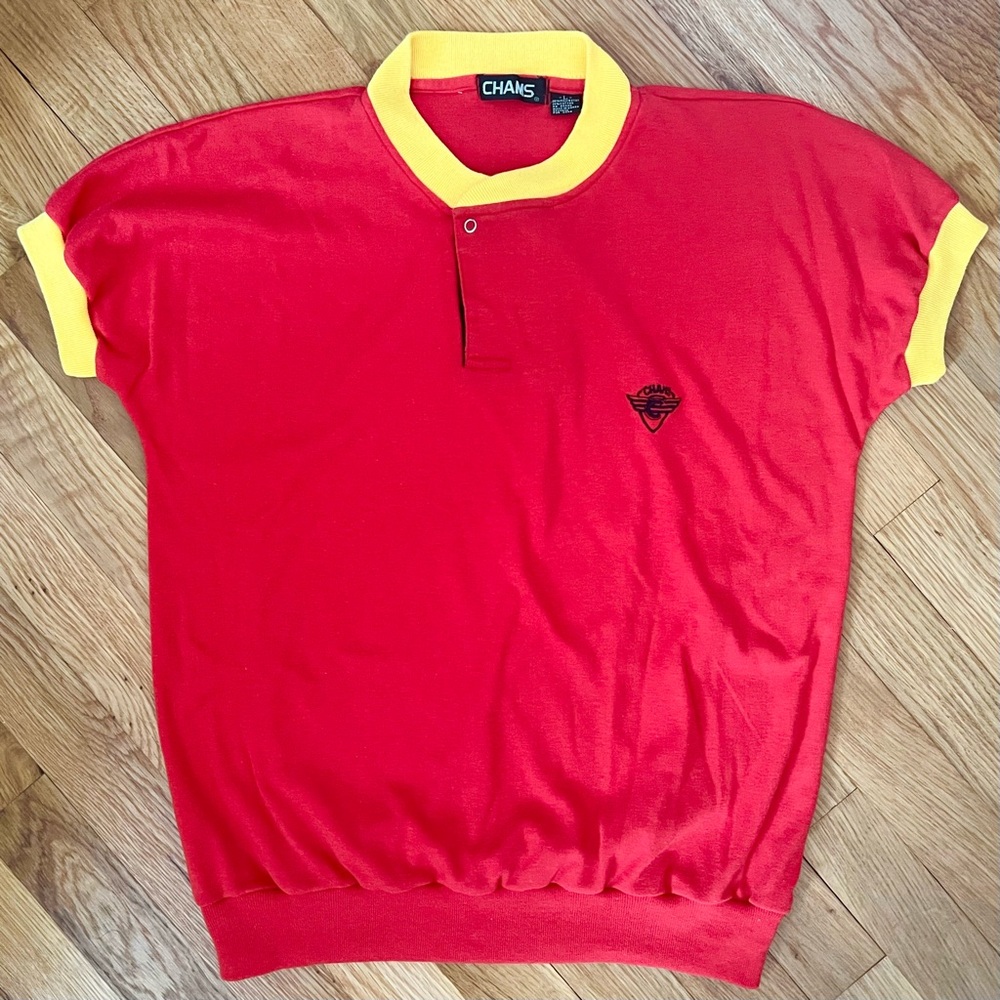 Vintage 1980's Men's Chams Tee Shirt (L) Excellent Condition